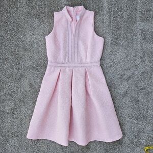 Papagallo Bridal Pink Dress Island Wear Classic Gown Embroidered Size 8